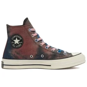 Chuck 70 High „Tie Dye Plaid”