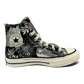 Chuck 70 High „Vintage Floral – Black Silver”