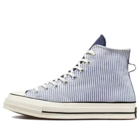 Chuck 70 High „Washed Indigo Hickory Stripes”