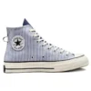 Chuck 70 High „Washed Indigo Hickory Stripes”