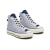 Chuck 70 High „Washed Indigo Hickory Stripes”