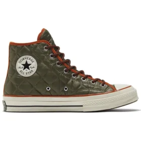 Chuck 70 High „Workwear Quilting – Green Brown”