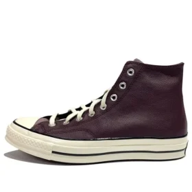 Chuck 70 Leather High „Colorblock – Black Currant”