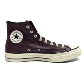 Chuck 70 Leather High „Colorblock – Black Currant”
