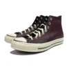 Chuck 70 Leather High „Colorblock – Black Currant”