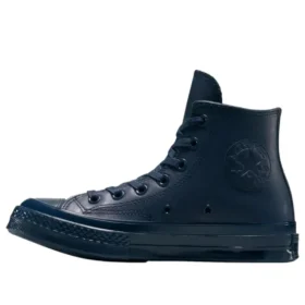 Chuck 70 Leather High Top „Obsidian”