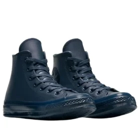 Chuck 70 Leather High Top „Obsidian”