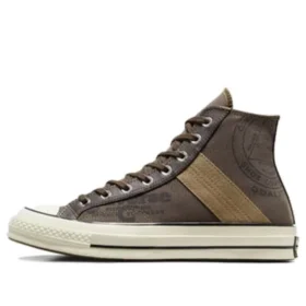 Chuck 70 Leather Overlay High „Engine Smoke”