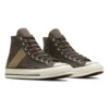 Chuck 70 Leather Overlay High „Engine Smoke”