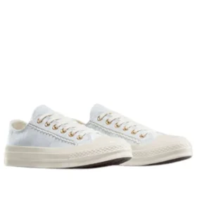 Chuck 70 Low Lace Trim „Egret Barely Grey”