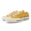 Chuck 70 Low „Paint Splatter – Sunflower Gold”