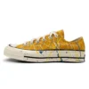Chuck 70 Low „Paint Splatter – Sunflower Gold”