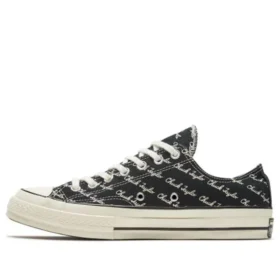 Chuck 70 Low „Scripted Signature Print – Black Egret”