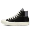 Chuck 70 Mixed Material Hi „Black Egret”