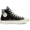 Chuck 70 Mixed Material Hi „Black Egret”