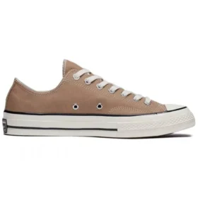 Chuck 70 OX Pantofi retro de skateboarding cu talpă joasă, maro