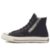 Chuck 70 Side Zip High „Black Egret”