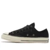 Chuck 70 Zip Low „Embossed Suede – Black Egret”