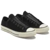 Chuck 70 Zip Low „Embossed Suede – Black Egret”