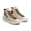 Chuck cu fermoar lateral din piele din anii ’70