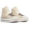 Chuck Taylor All Lift din pânză și piele „Beige White”