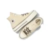 Chuck Taylor All Lift din pânză și piele „Beige White”