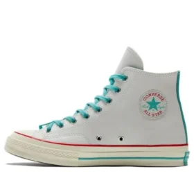 Chuck Taylor All Star 1970s „Alb, verde-albastru, roșu”