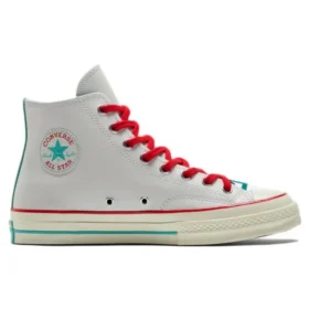 Chuck Taylor All Star 1970s „Alb, verde-albastru, roșu”