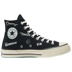 Chuck Taylor All Star 1970s Logo „Black White”