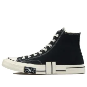 Chuck Taylor All Star 1970s Pantofi din pânză cu talpă înaltă „Negru Alb”