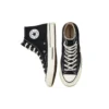 Chuck Taylor All Star 1970s Pantofi din pânză cu talpă înaltă „Negru Alb”
