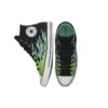 Chuck Taylor All Star „Black Green Flame”