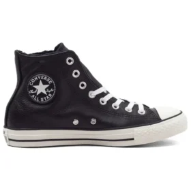 Chuck Taylor All Star „Black Leather Fur”
