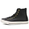Chuck Taylor All Star „Black Leather Gold”