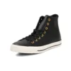 Chuck Taylor All Star „Black Leather Gold”