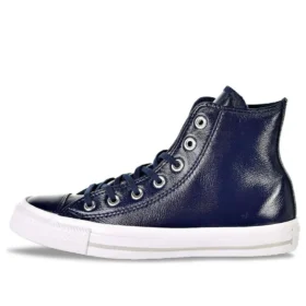 Chuck Taylor All Star Crinkled Patent Leather Hi „Midnight Navy”