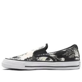 Chuck Taylor All Star cu imprimeu floral „Negru Alb”