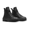 Chuck Taylor All Star cu talpă groasă din piele „Negru”