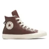 Chuck Taylor All Star din piele cu căptușeală din blană artificială „Maro închis”