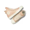 Chuck Taylor All Star din piele cu căptușeală din blană artificială „Roz”