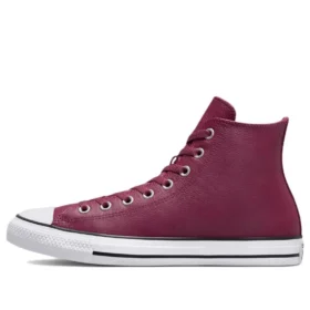 Chuck Taylor All Star din piele „Roșu vin”