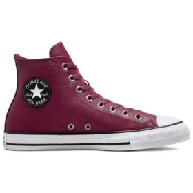 Chuck Taylor All Star din piele „Roșu vin”