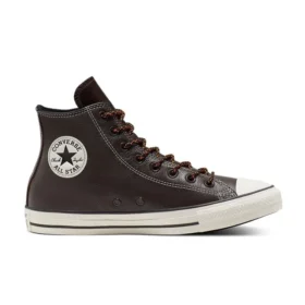 Chuck Taylor All Star din piele tăbăcită „Brown White”
