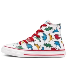 Chuck Taylor All Star Dinosaurs High Top „White Red”