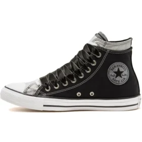 Chuck Taylor All Star Double Upper „Negru Argintiu”