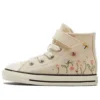 Chuck Taylor All Star Easy-On High „Embroidered Floral Print – Natural Ivory”