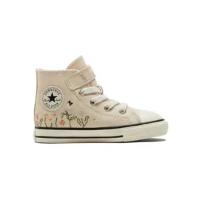 Chuck Taylor All Star Easy-On High „Embroidered Floral Print – Natural Ivory”