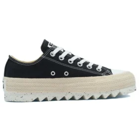 Chuck Taylor All Star Espadrilla Trek Platform „Negru Maro”