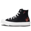 Chuck Taylor All Star EVA Lift Platform Y2K Heart High Top „Negru”