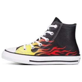 Chuck Taylor All Star Flame Nero Mod „Black Red”
